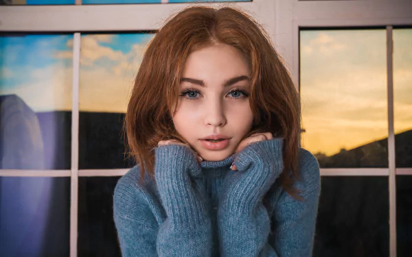 redhead woman model HD Desktop Wallpaper | Background Image