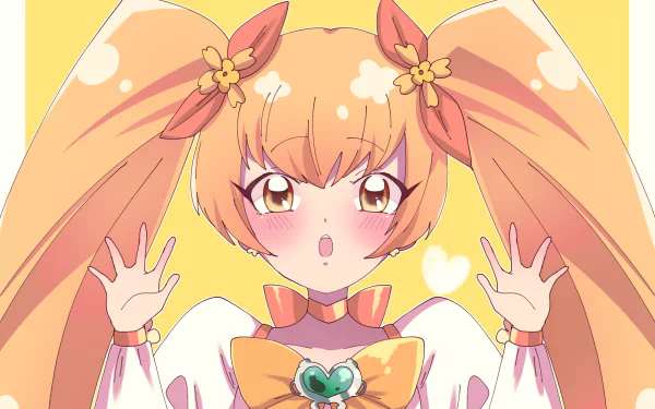 Myoudouin Itsuki Cure Sunshine Anime Heartcatch Precure! HD Desktop Wallpaper | Background Image