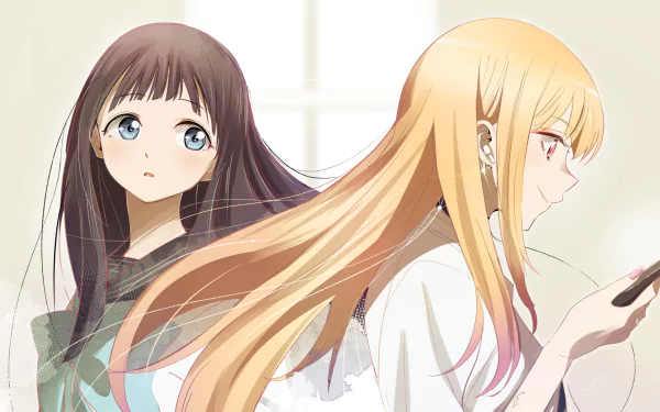 Marin Kitagawa Komichi Akebi Anime crossover HD Desktop Wallpaper | Background Image