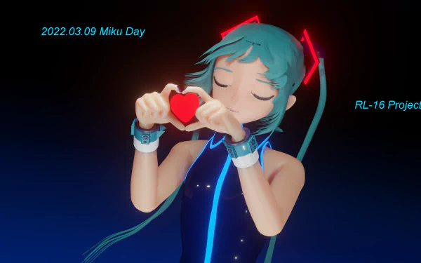  Hatsune Miku Blender Miku Day 2022