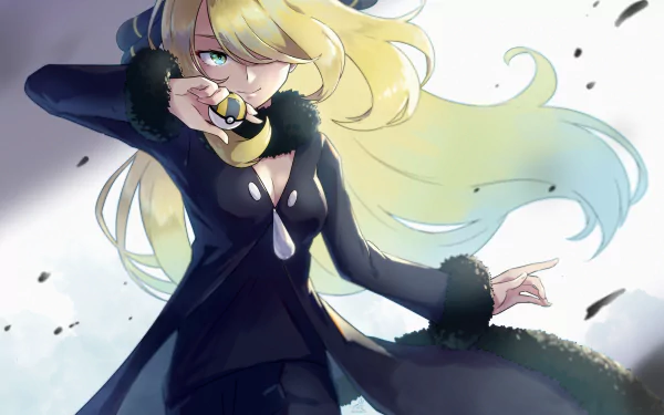 Cynthia (Pokémon) video game Pokémon: Diamond and Pearl HD Desktop Wallpaper | Background Image