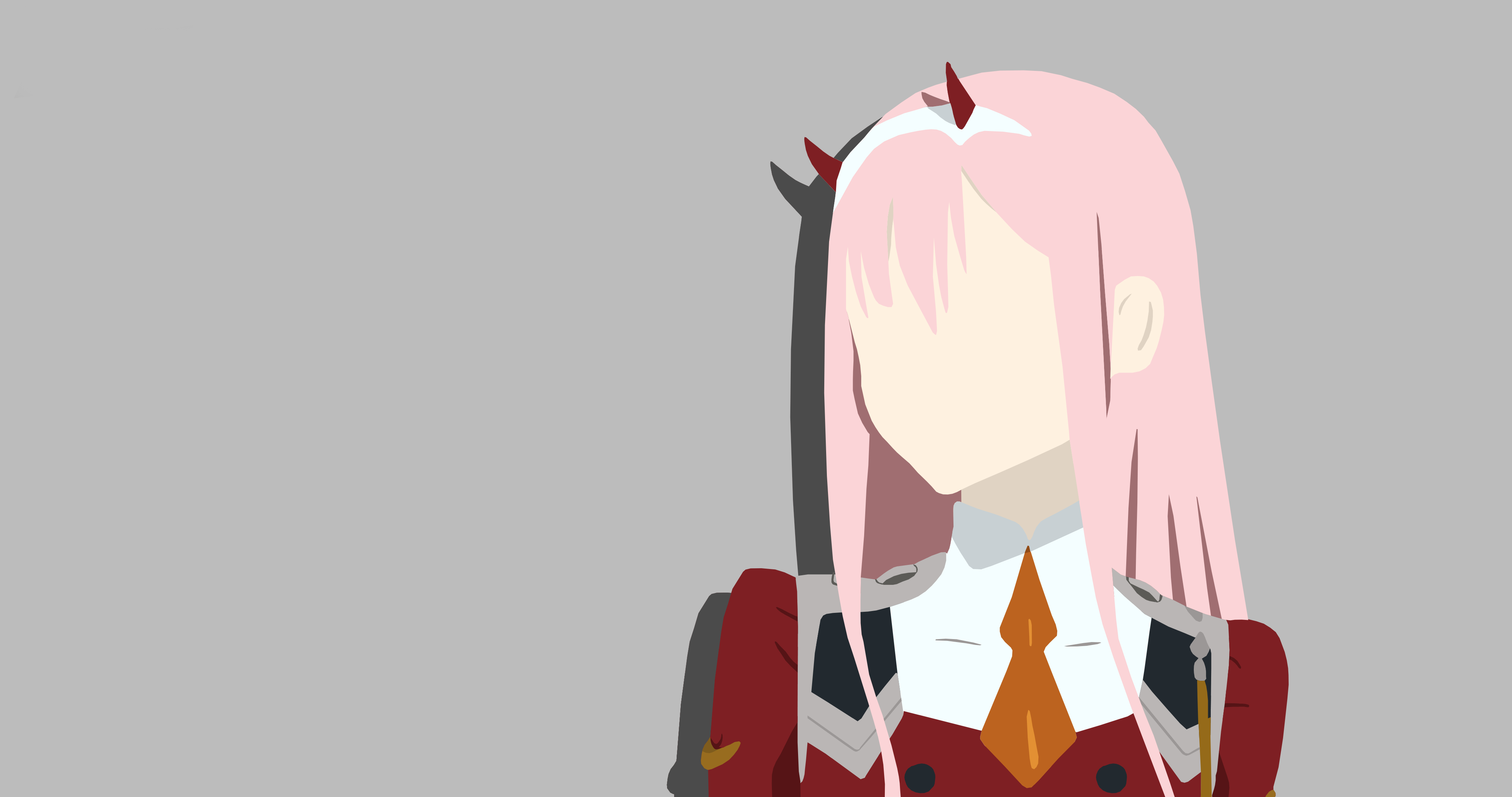 Download Minimalist Zero Two (Darling In The FranXX) Anime Darling In ...