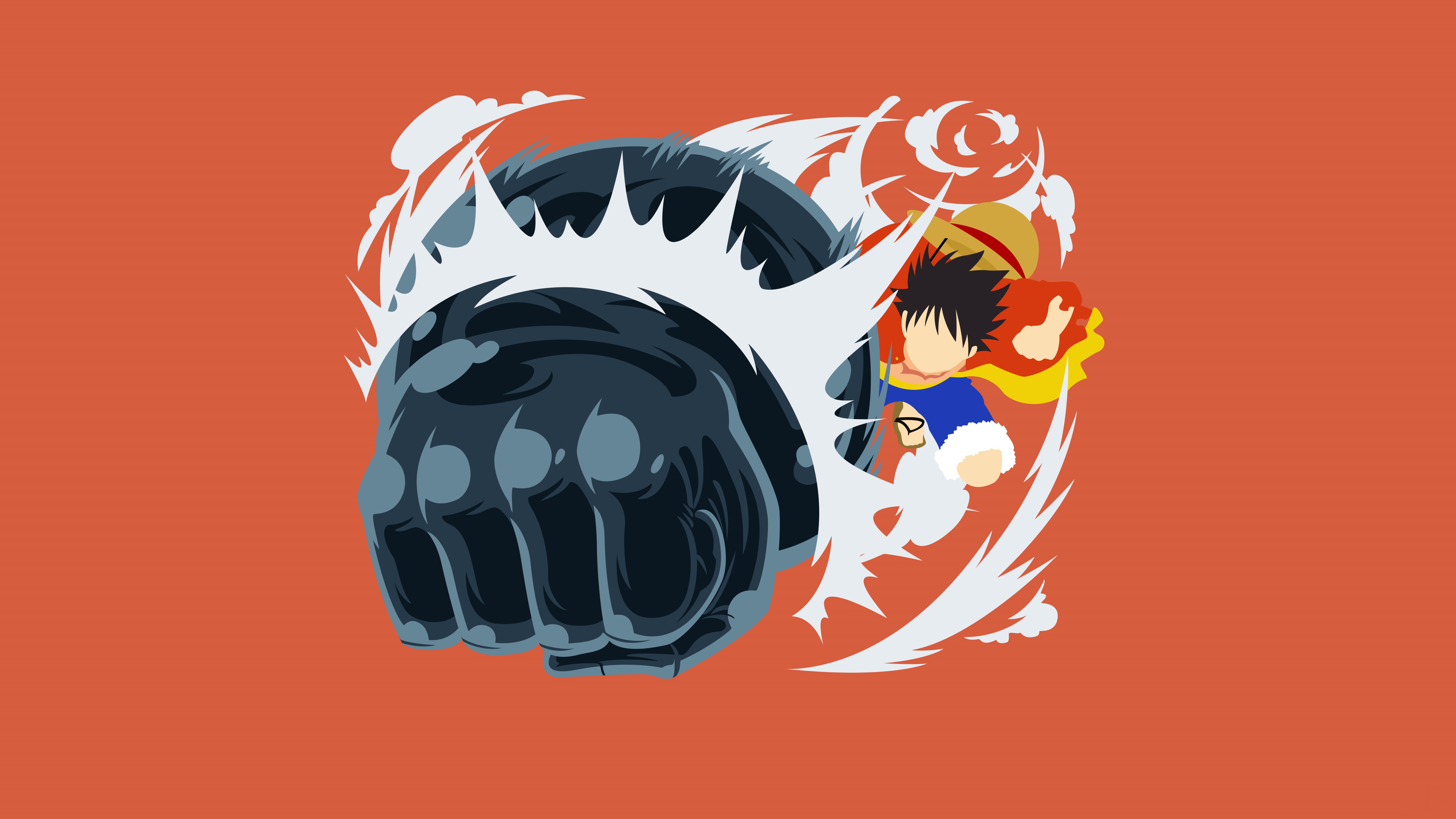 Luffy Gear 2 Minimalist Design | Sticker