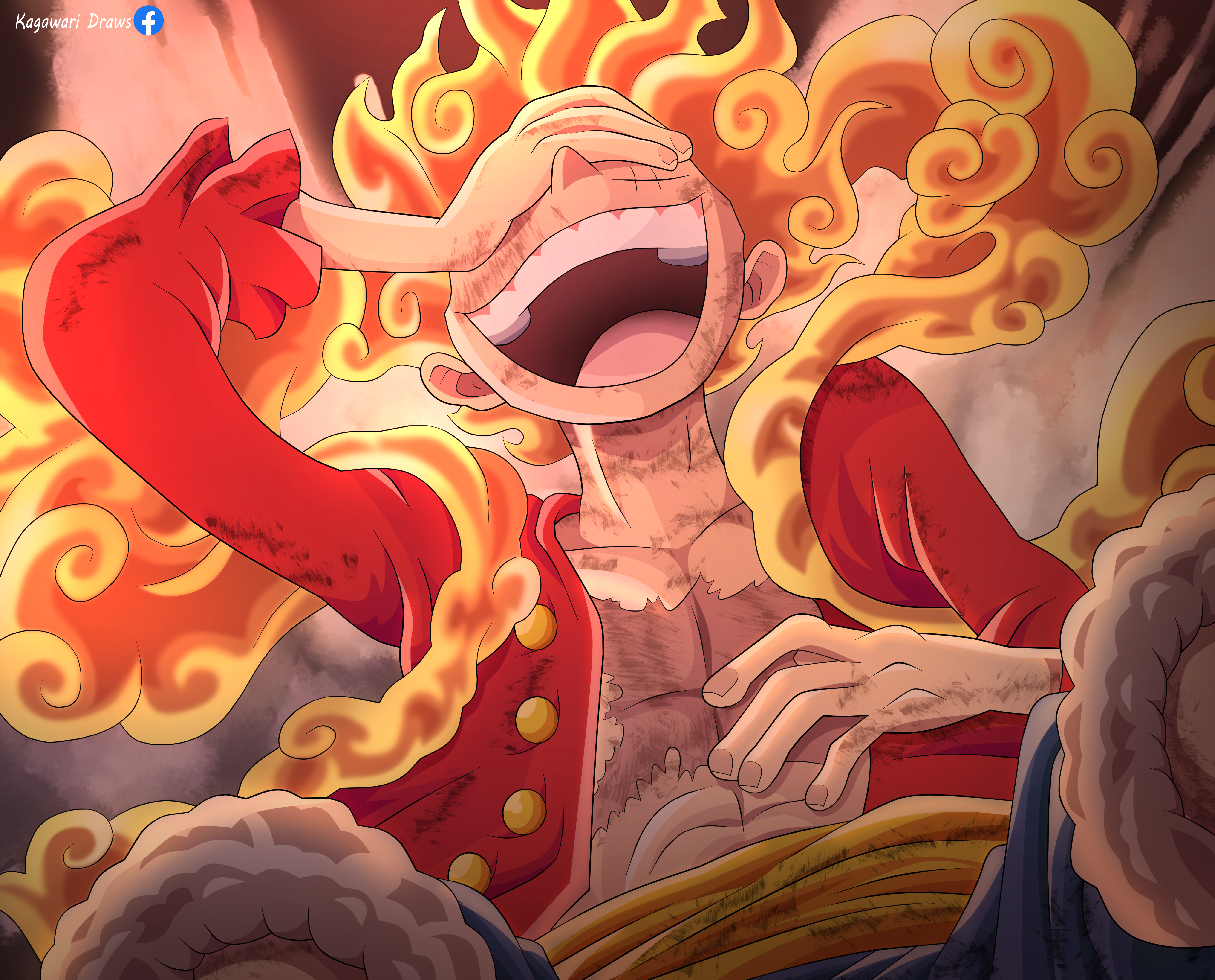 Monkey D Luffy - Nika - Gear 5 One piece 1044 by caiquenadal on