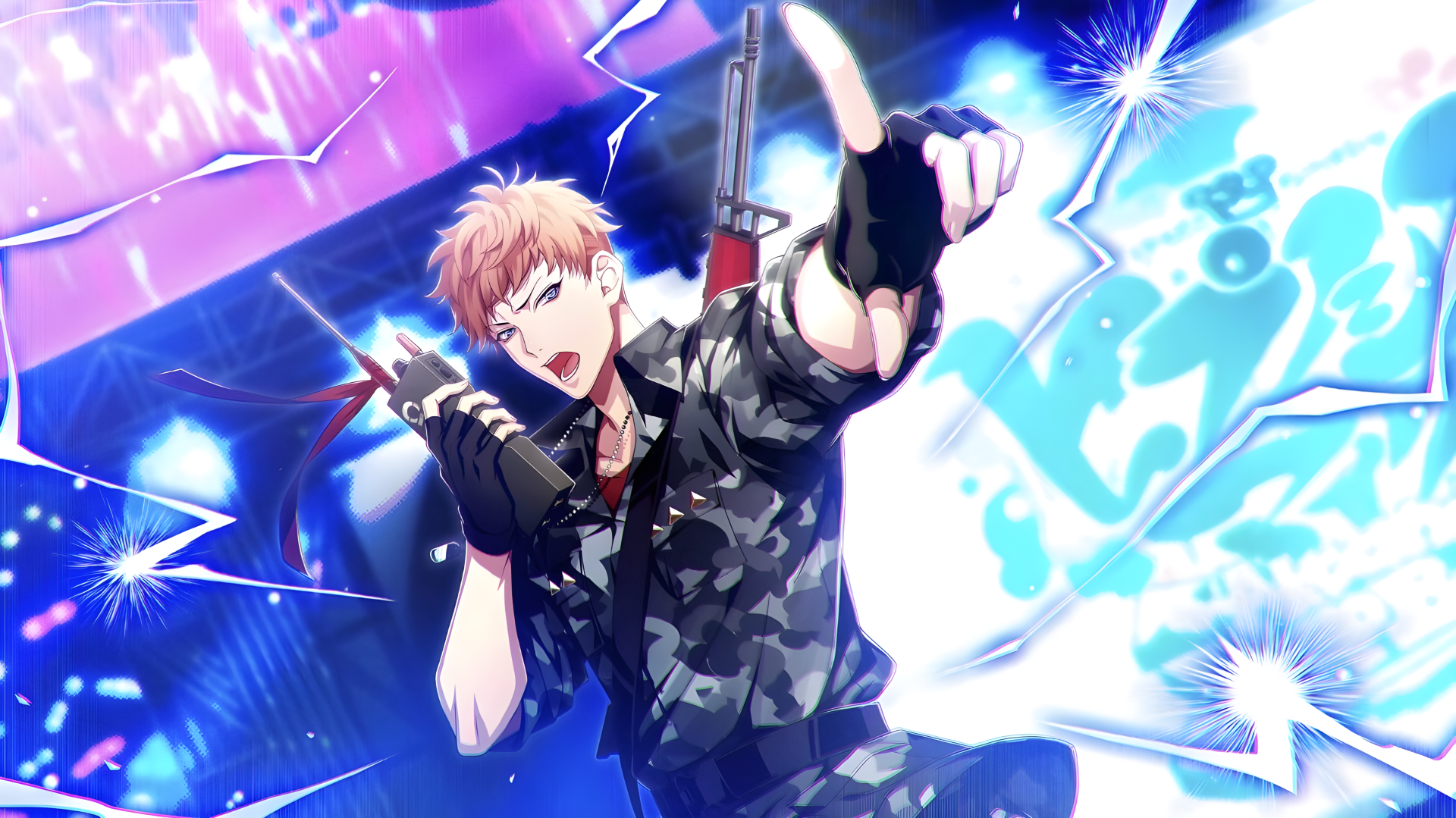 Download Rio Mason Busujima Anime Hypnosis Mic 4k Ultra HD Wallpaper