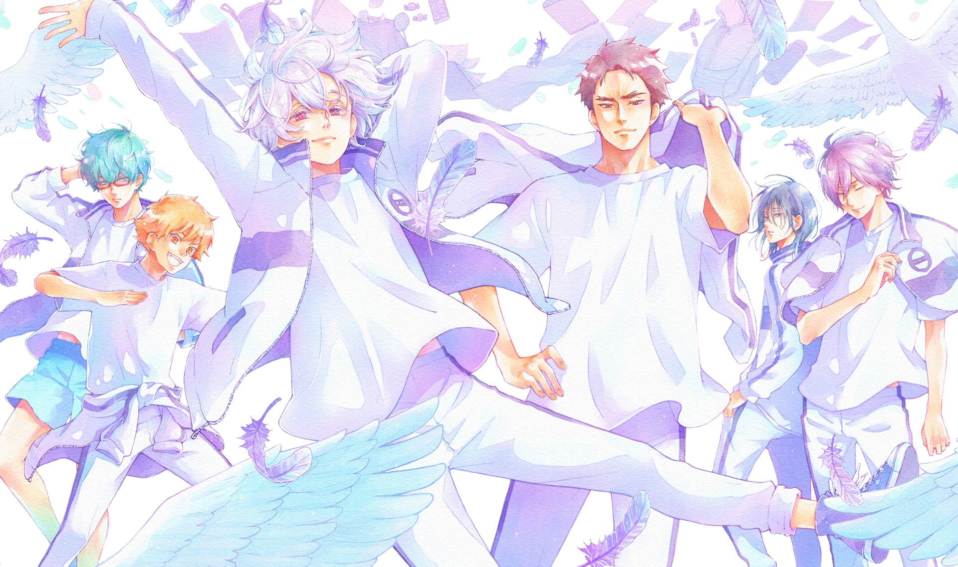 Download Mashiro Tsukiyuki Toru Takase Anime Bakuten!! HD Wallpaper