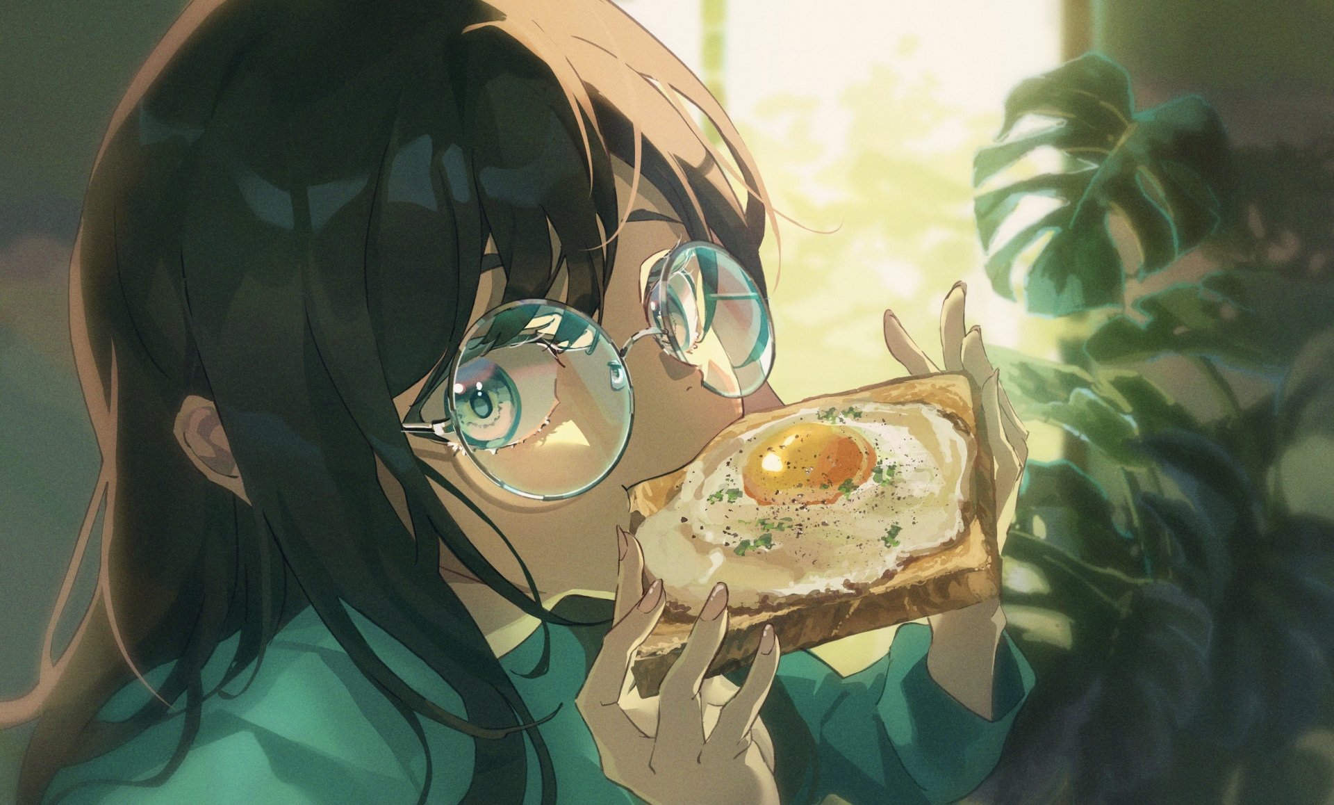 Download Food Anime Girl Anime Girl 4k Ultra HD Wallpaper