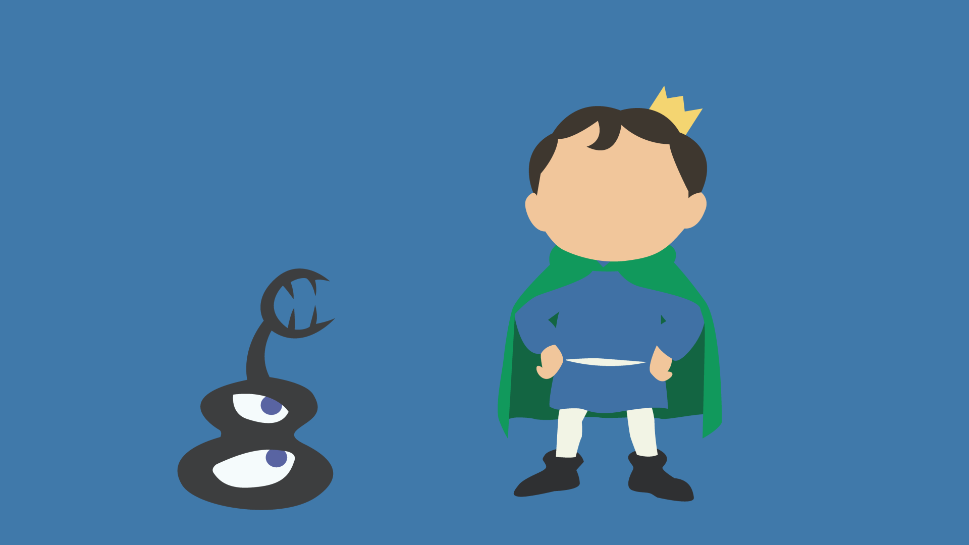 Download Minimalist Kage (Ranking Of Kings) Bojji (Ranking Of Kings) Anime Ranking Of Kings Minimalist Anime 4k Ultra HD Wallpaper by RandomHobbyist