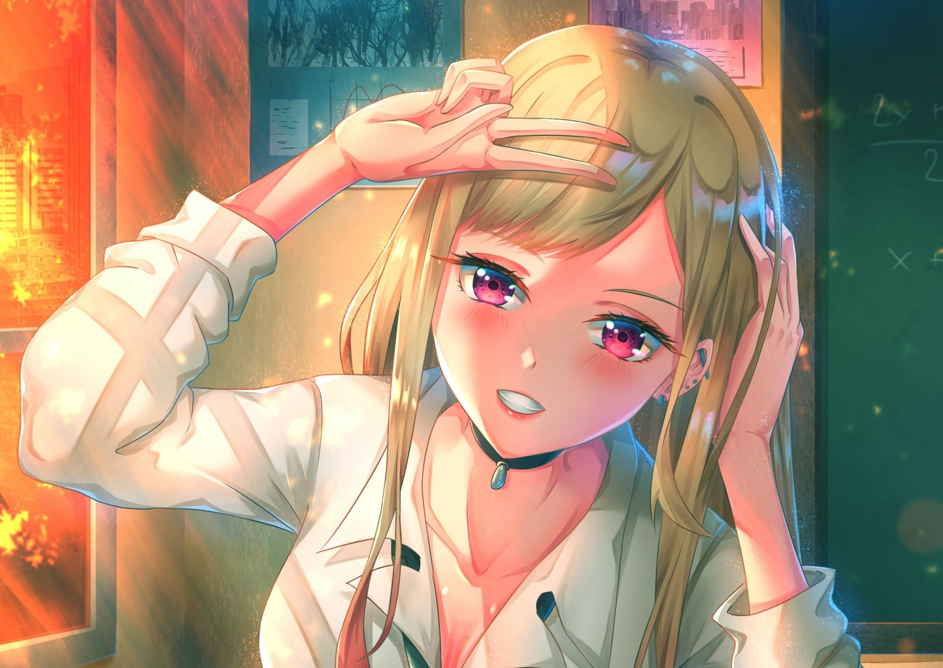 Download Marin Kitagawa Anime My Dress-Up Darling HD Wallpaper by Zephx