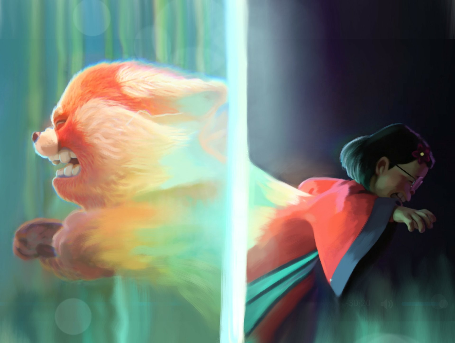 Download Mei Lee Movie Turning Red HD Wallpaper by Meravigliedesigners