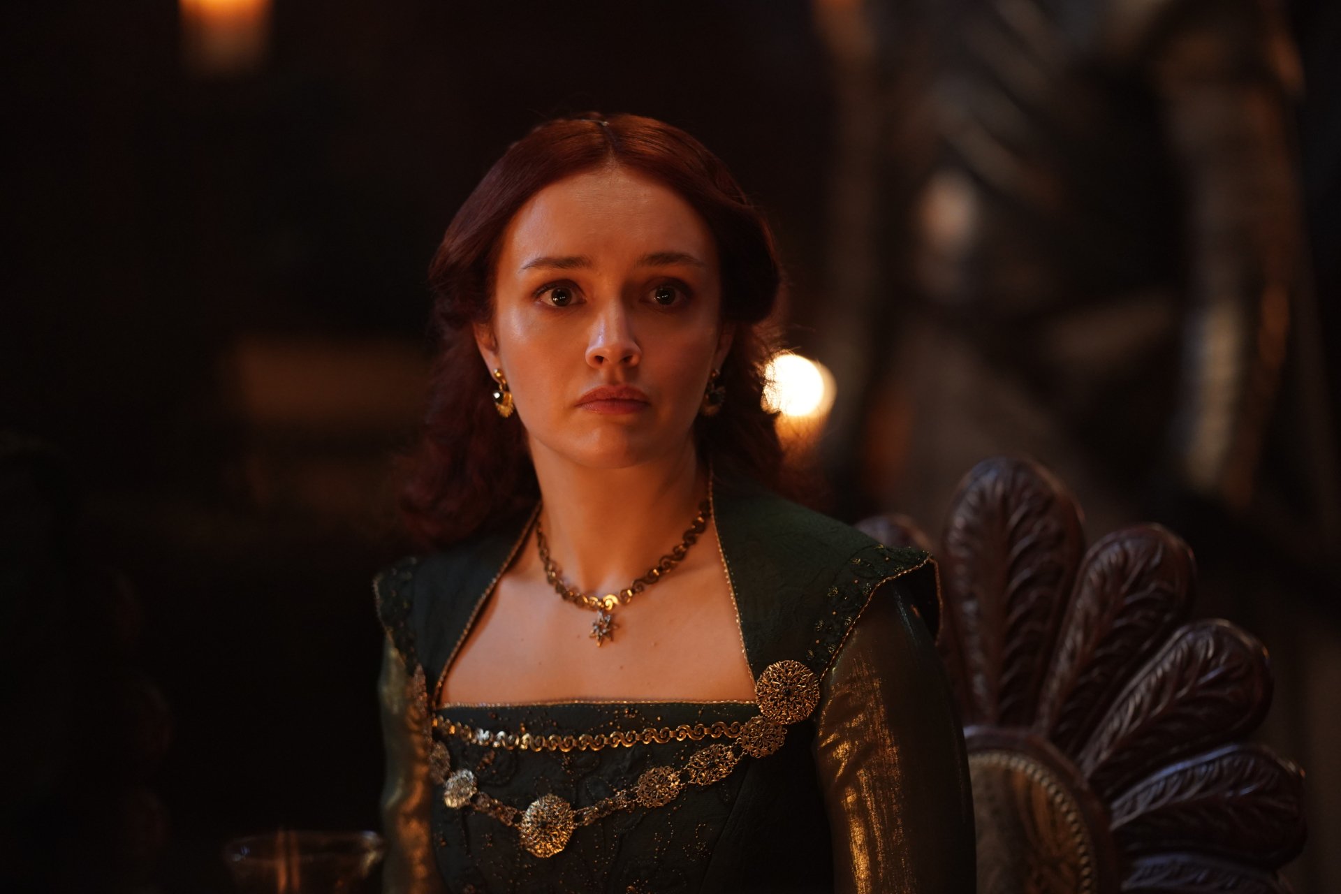 Download Alicent Hightower Olivia Cooke TV Show House Of The Dragon 4k