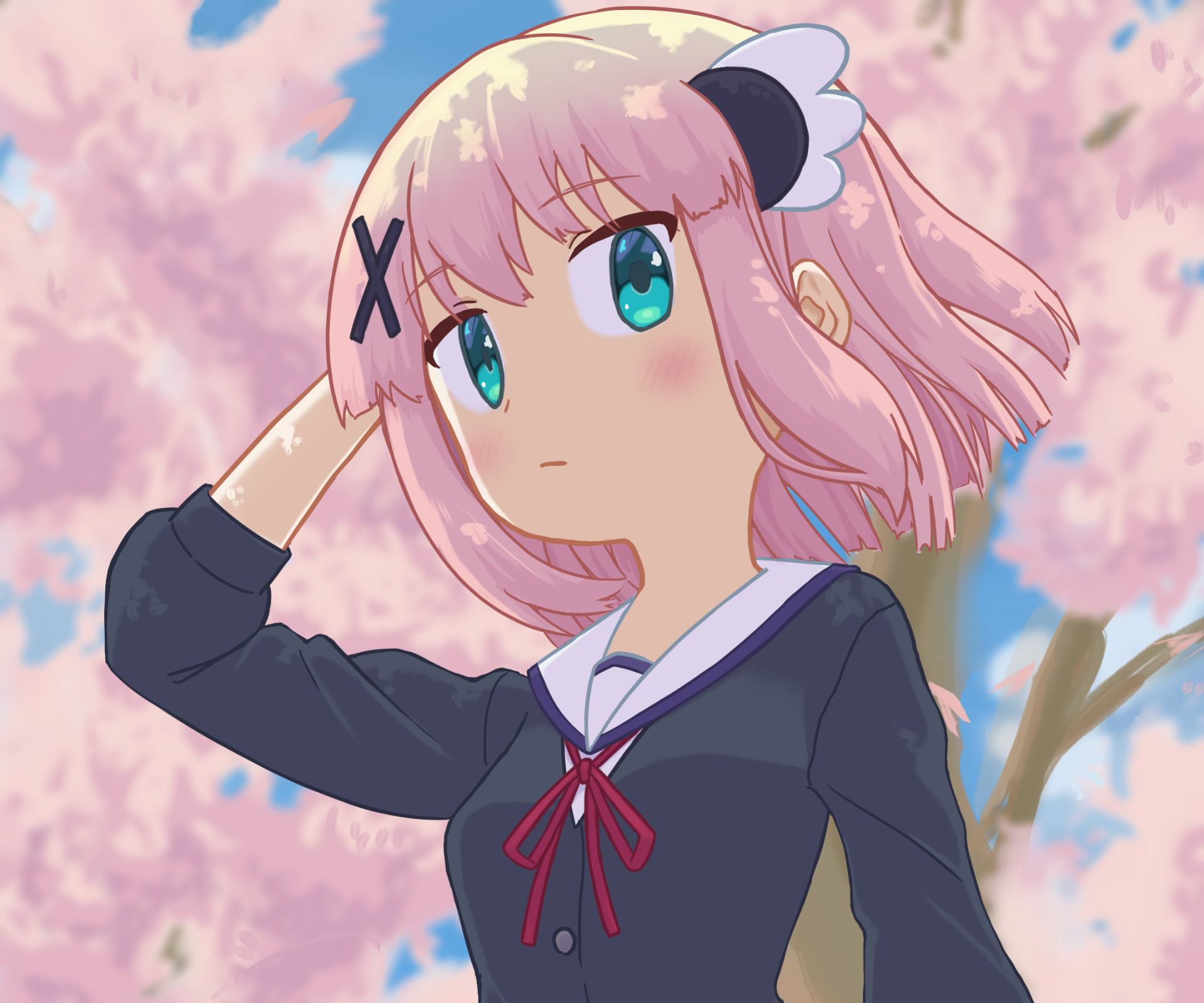 Download Momo Chiyoda Anime The Demon Girl Next Door HD Wallpaper by きるちゅ