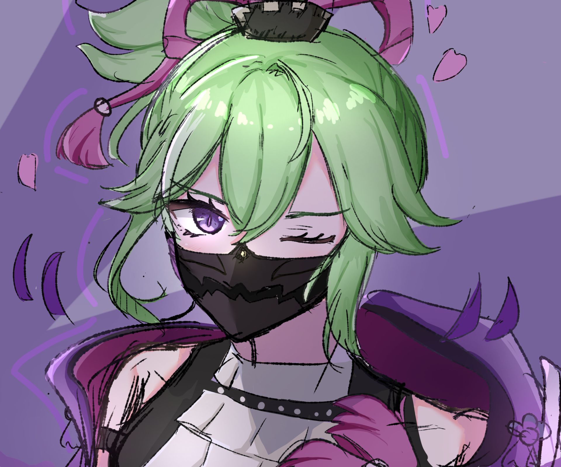 Download Kuki Shinobu Video Game Genshin Impact HD Wallpaper