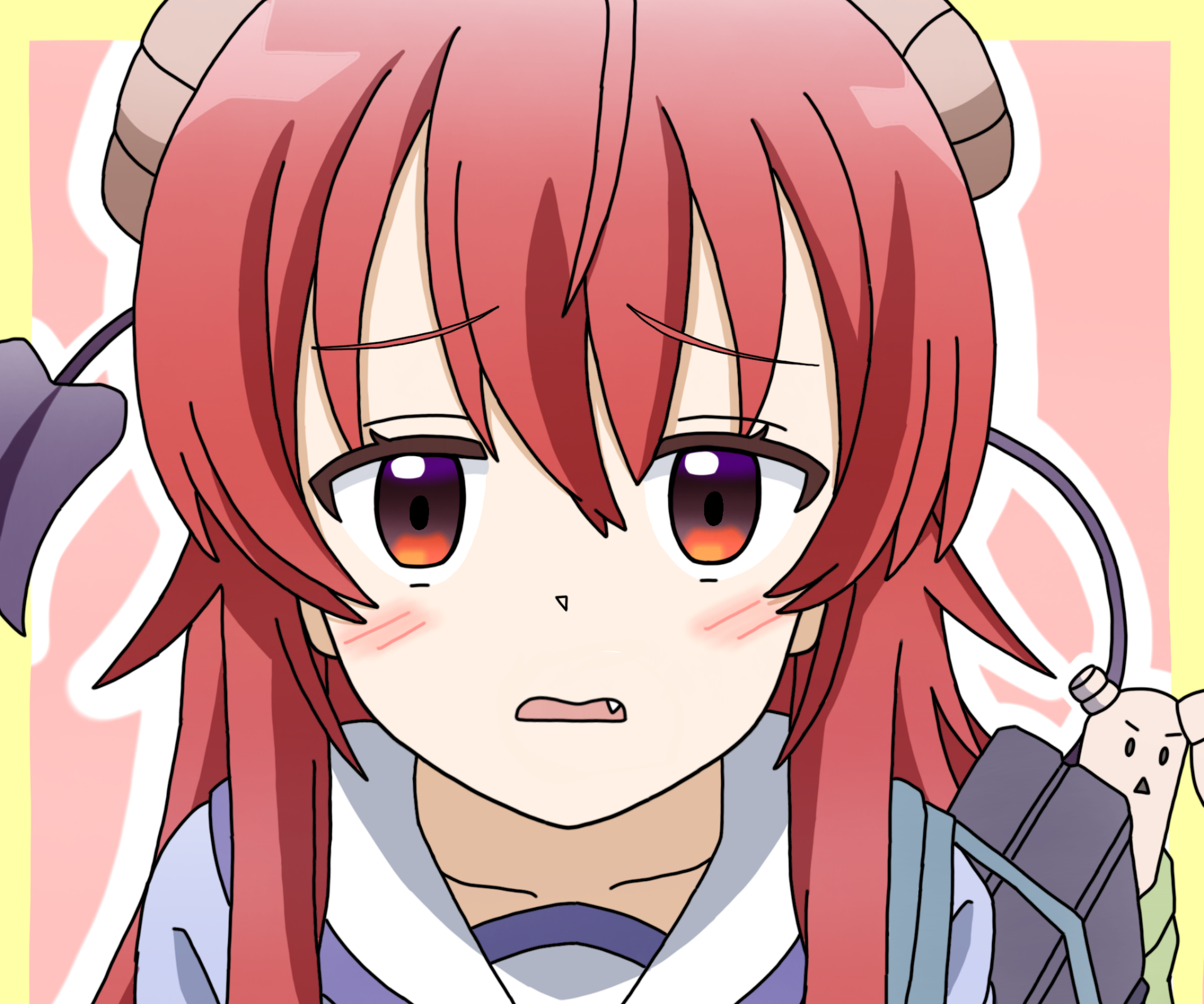 Download Yuuko Yoshida Anime The Demon Girl Next Door HD Wallpaper