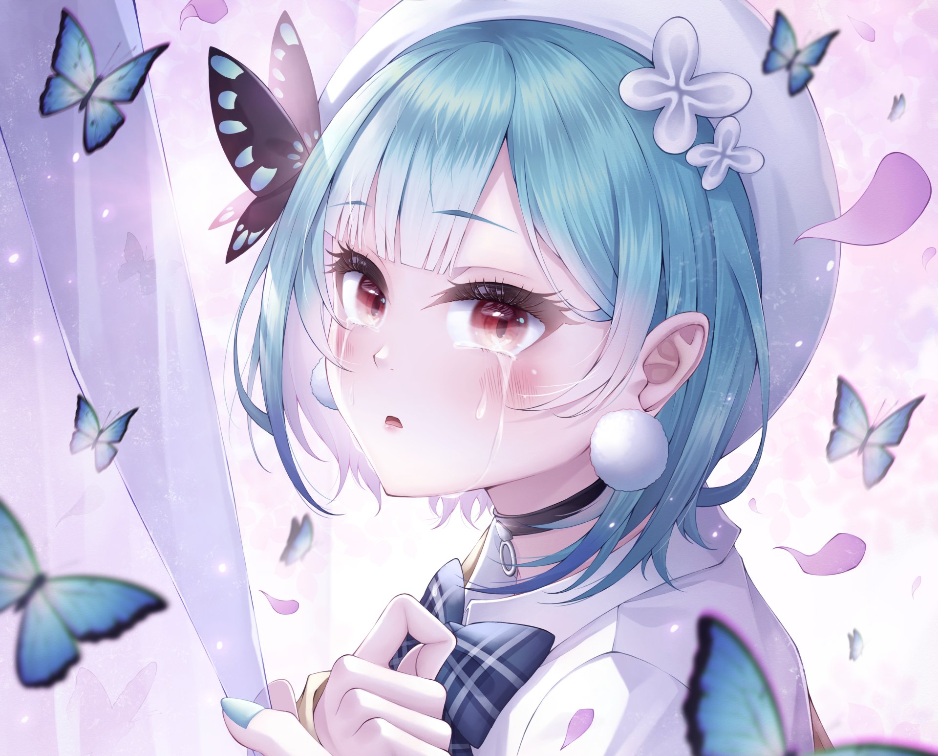 Download Hololive Uruha Rushia Anime Virtual Youtuber HD Wallpaper