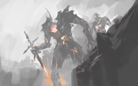 Surtr (Arknights) video game Arknights HD Desktop Wallpaper | Background Image