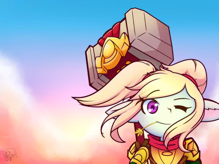 Poppy (League Of Legends) video game League Of Legends HD Desktop Wallpaper | Background Image