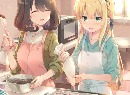 Haruko Saeki Rei Ichinose Anime Idoly Pride HD Desktop Wallpaper | Background Image