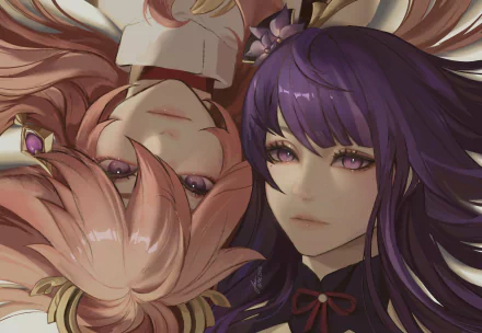 Baal Raiden Shogun (Genshin Impact) Yae Miko Guuji (Genshin Impact) video game Genshin Impact HD Desktop Wallpaper | Background Image