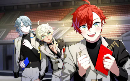 Taiyo (Vs Ambivalenz) Mio (Vs Ambivalenz) Cuc (Vs Ambivalenz) Anime Vs Ambivalenz HD Desktop Wallpaper | Background Image