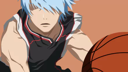 minimalist Tetsuya Kuroko Anime Kuroko's Basketball minimalist anime HD Desktop Wallpaper | Background Image
