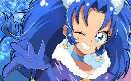 Tategami Aoi Cure Gelato Anime KiraKira☆Pretty Cure A La Mode HD Desktop Wallpaper | Background Image