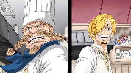 Zeff (One Piece) Sanji (One Piece) Anime One Piece HD Desktop Wallpaper | Background Image