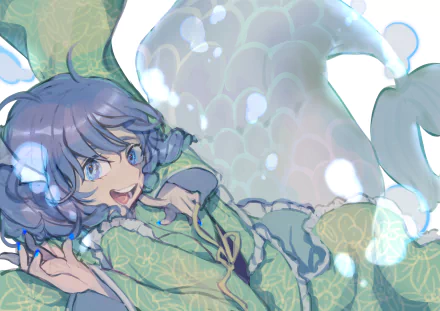 Wakasagihime (Touhou) Anime Touhou HD Desktop Wallpaper | Background Image