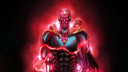 Vision (Marvel Comics) TV Show WandaVision HD Desktop Wallpaper | Background Image