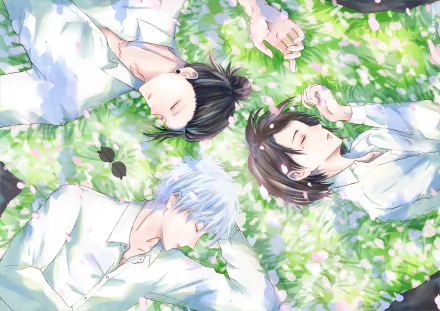 Shoko Ieiri Satoru Gojo Suguru Geto Anime Jujutsu Kaisen Gojo & Geto HD Desktop Wallpaper | Background Image