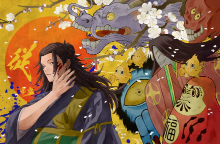 Suguru Geto Anime Jujutsu Kaisen HD Desktop Wallpaper | Background Image