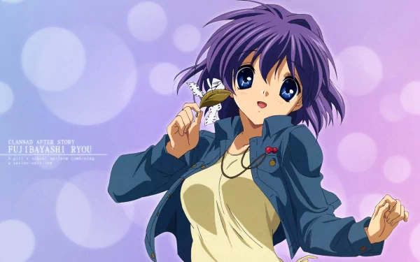 Ryou Fujibayashi Anime Clannad HD Desktop Wallpaper | Background Image