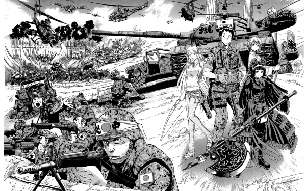 Anime Gate (2015) HD Desktop Wallpaper | Background Image
