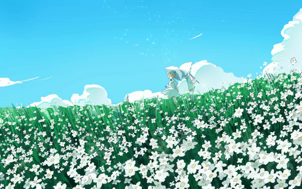 Emma (The Promised Neverland) Ray (The Promised Neverland) Anime The Promised Neverland HD Desktop Wallpaper | Background Image