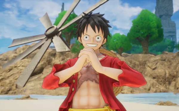 Monkey D. Luffy video game One Piece Odyssey HD Desktop Wallpaper | Background Image