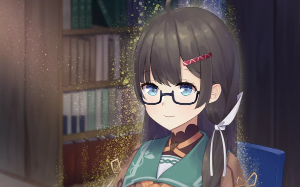 Nijisanji Kataribe Tsumugu Anime Virtual Youtuber HD Desktop Wallpaper | Background Image