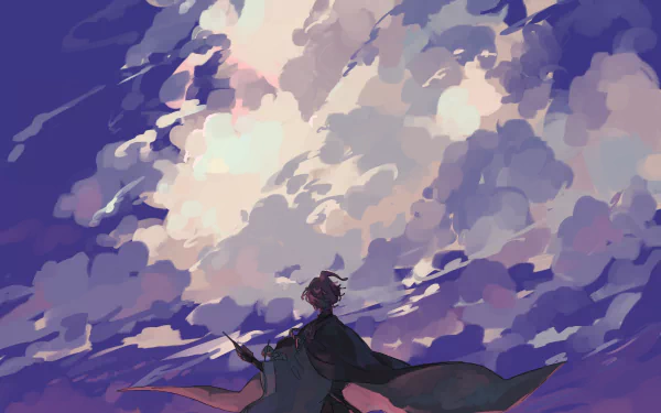 Kasen Kanesada Anime Touken Ranbu HD Desktop Wallpaper | Background Image