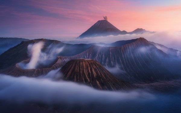 Earth Mount Bromo Volcanoes Volcano HD Wallpaper | Background Image