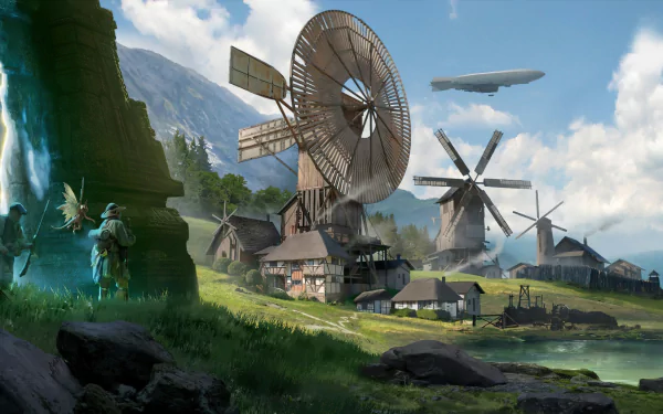 video game Nightingale HD Desktop Wallpaper | Background Image