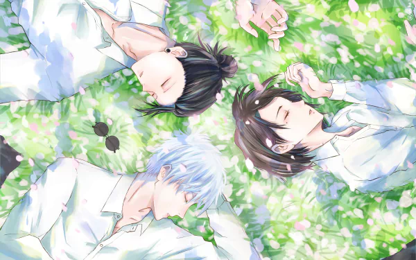 Shoko Ieiri Satoru Gojo Suguru Geto Anime Jujutsu Kaisen Gojo & Geto HD Desktop Wallpaper | Background Image