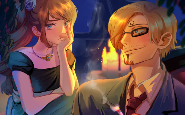 Charlotte Pudding Sanji (One Piece) Anime One Piece HD Desktop Wallpaper | Background Image