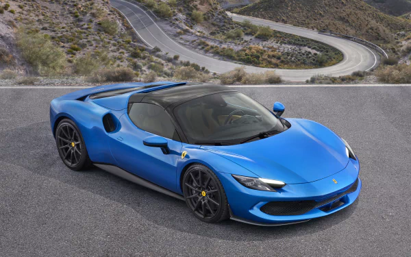 vehicle Ferrari 296 GTS HD Desktop Wallpaper | Background Image