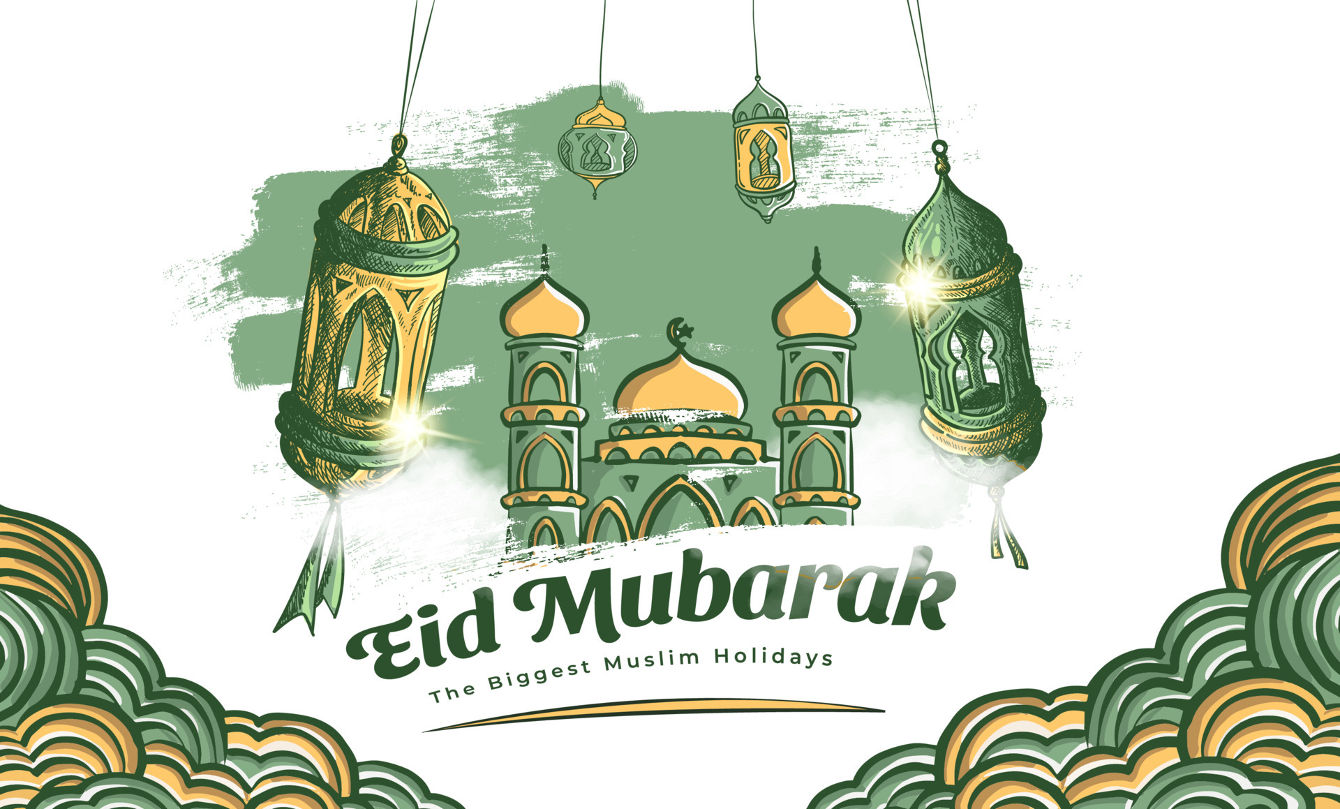 Eid Mubarak 2023 Wallpaper Download With Name