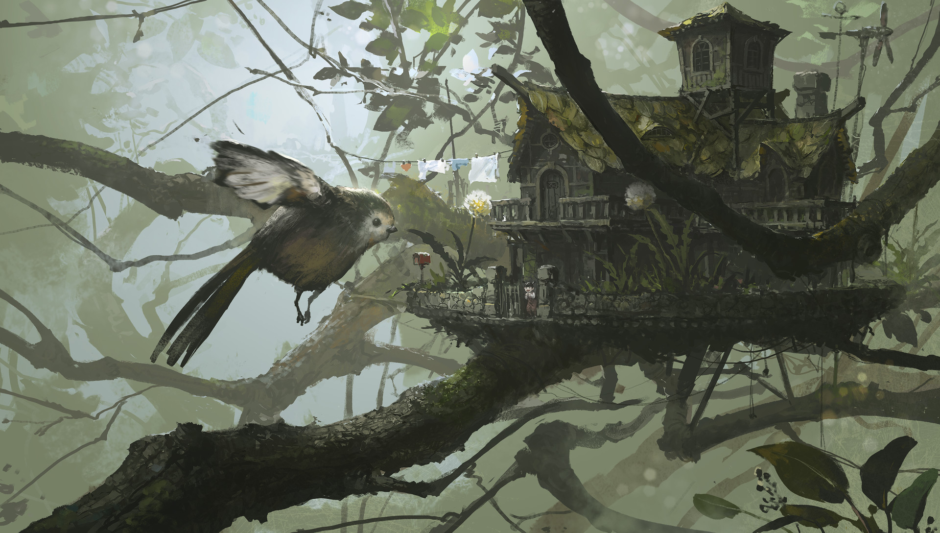 Miniature tree house by su jian