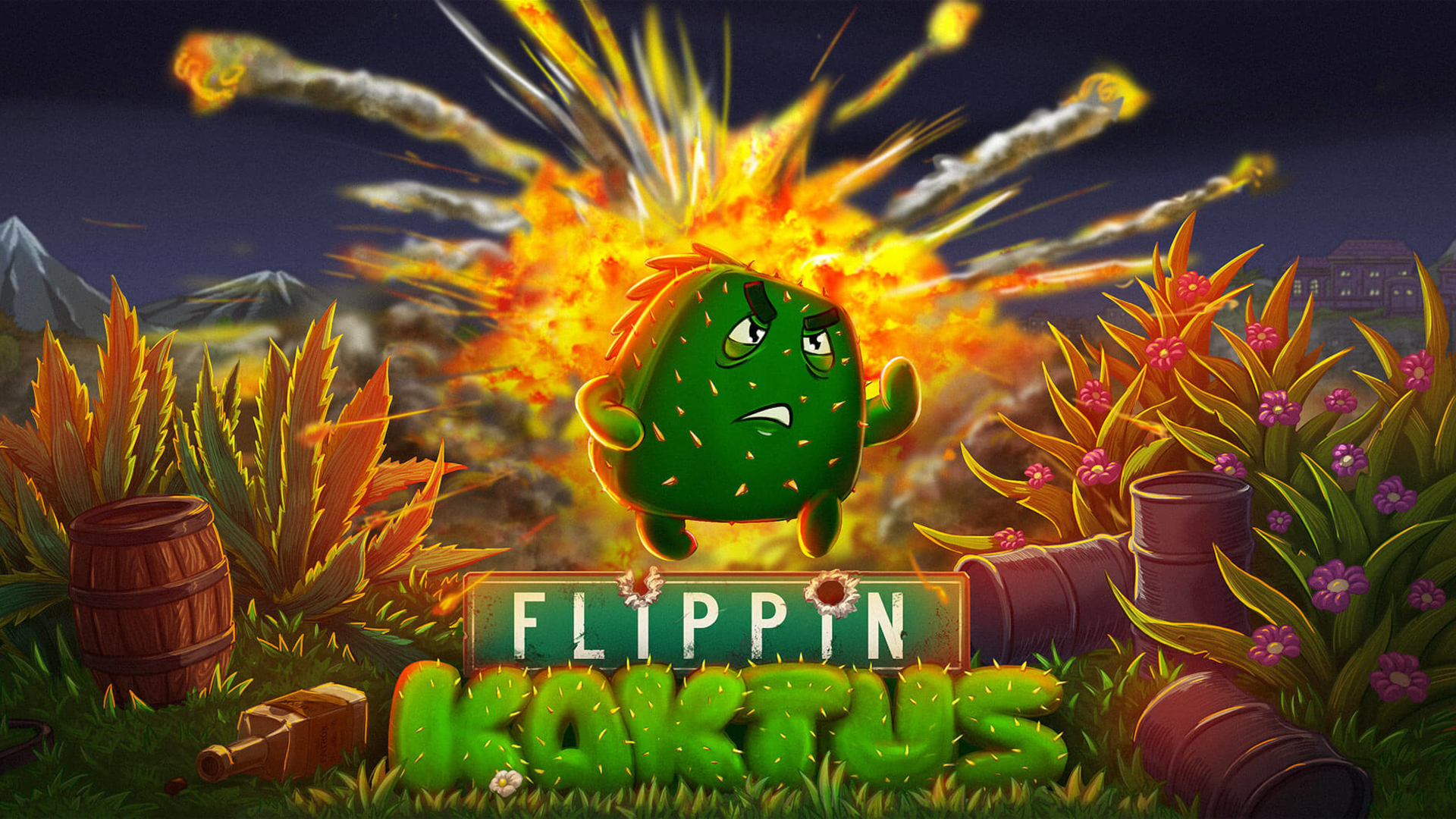 Flippin Kaktus HD Wallpaper