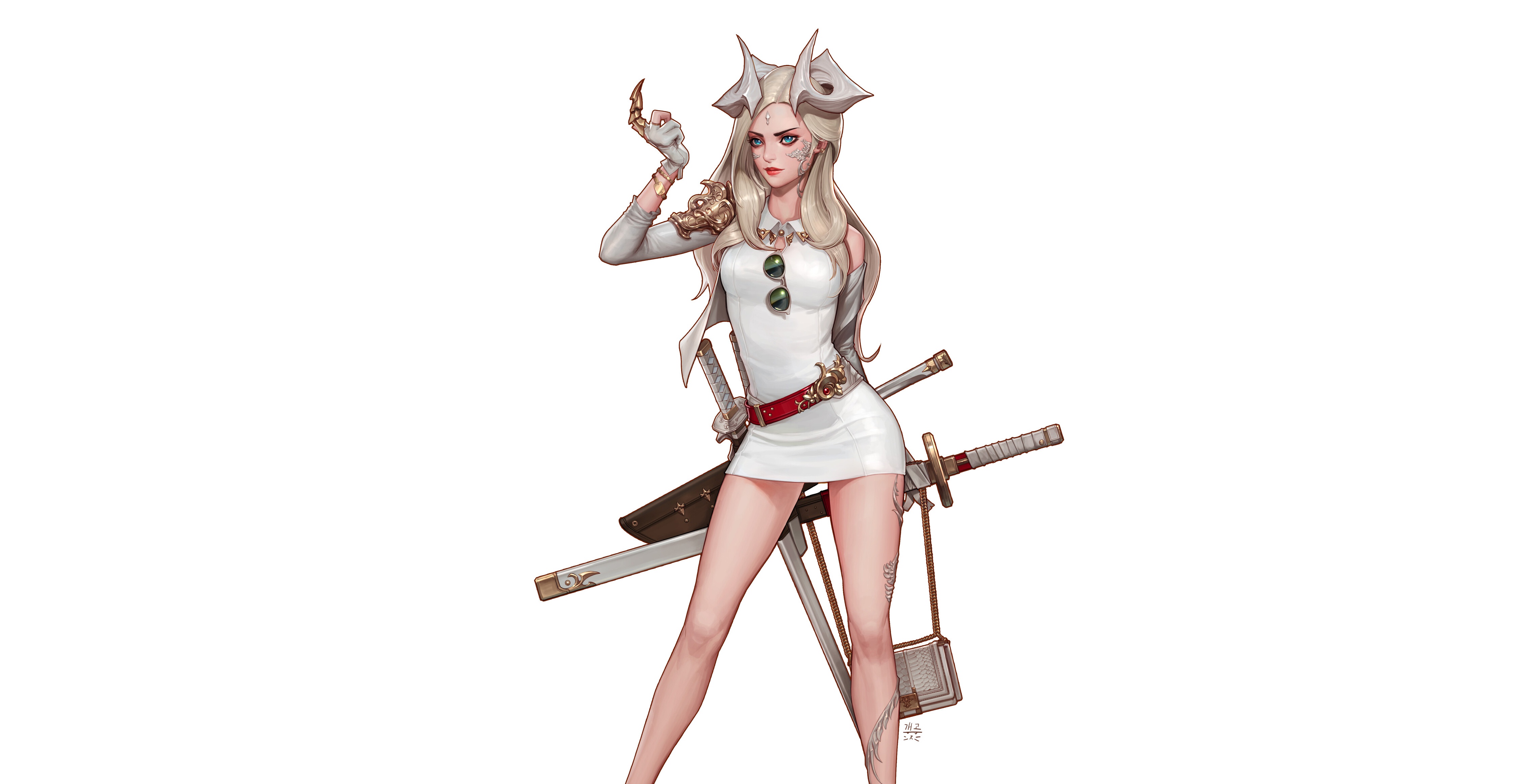 Download Fantasy Woman Warrior 4k Ultra HD Wallpaper