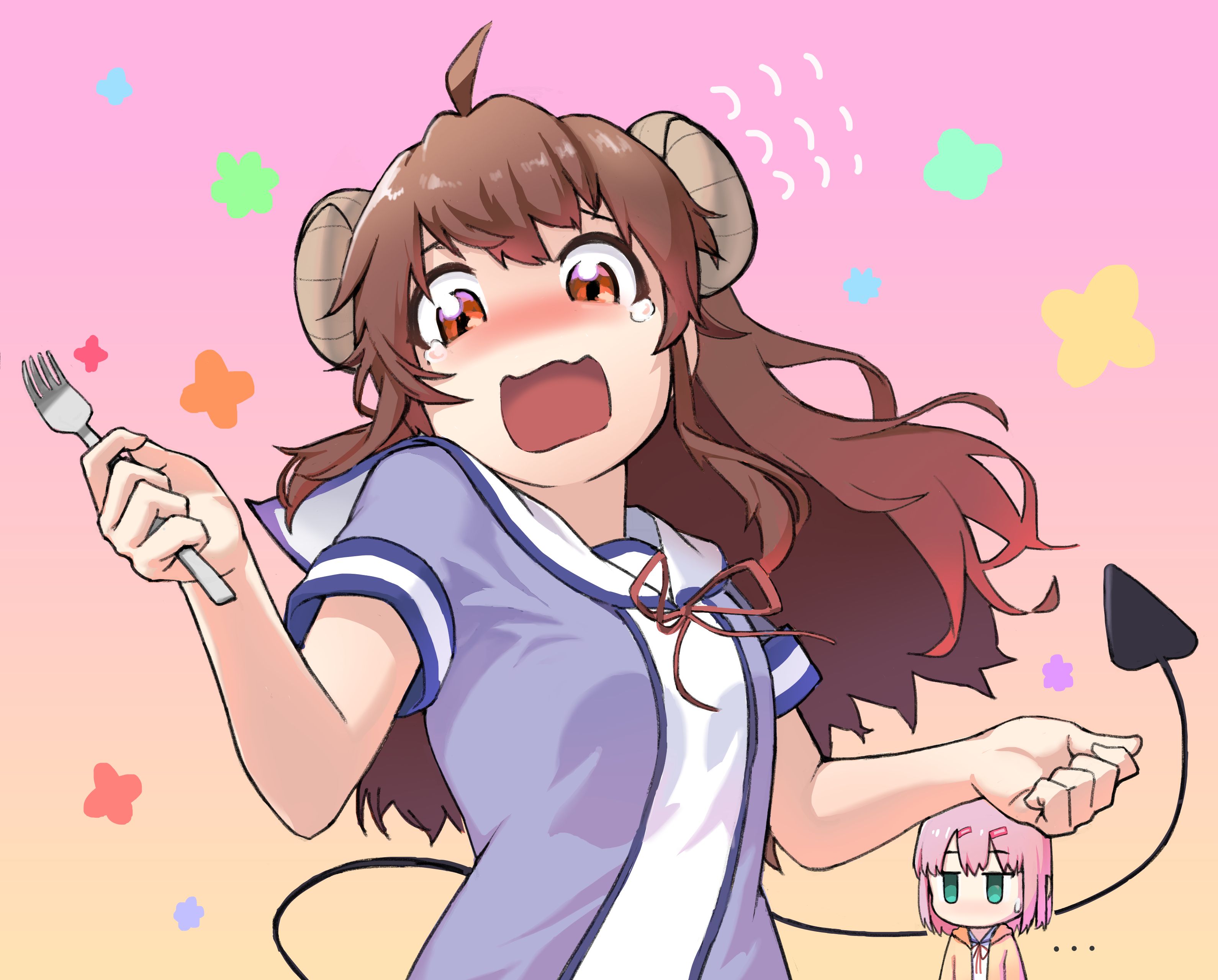 Anime The Demon Girl Next Door HD Wallpaper | Background Image