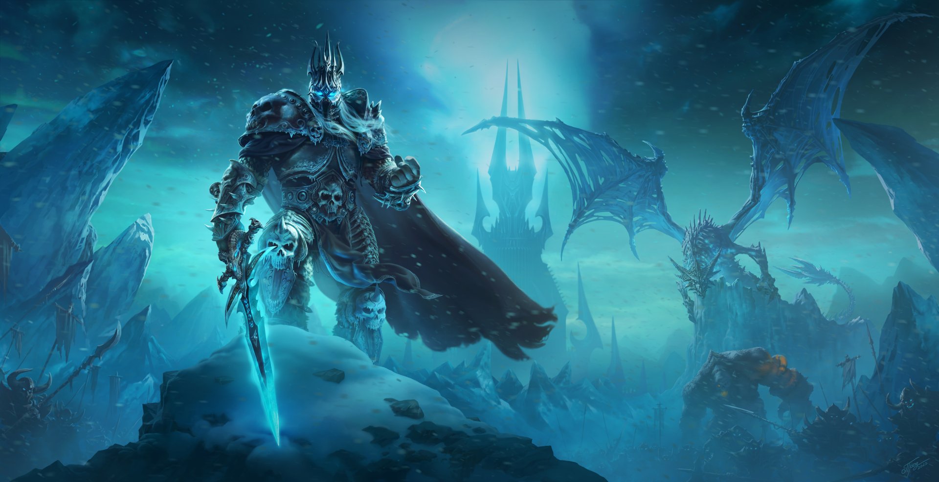 Download Lich King Video Game World Of Warcraft: Wrath Of The Lich King 4k  Ultra HD Wallpaper