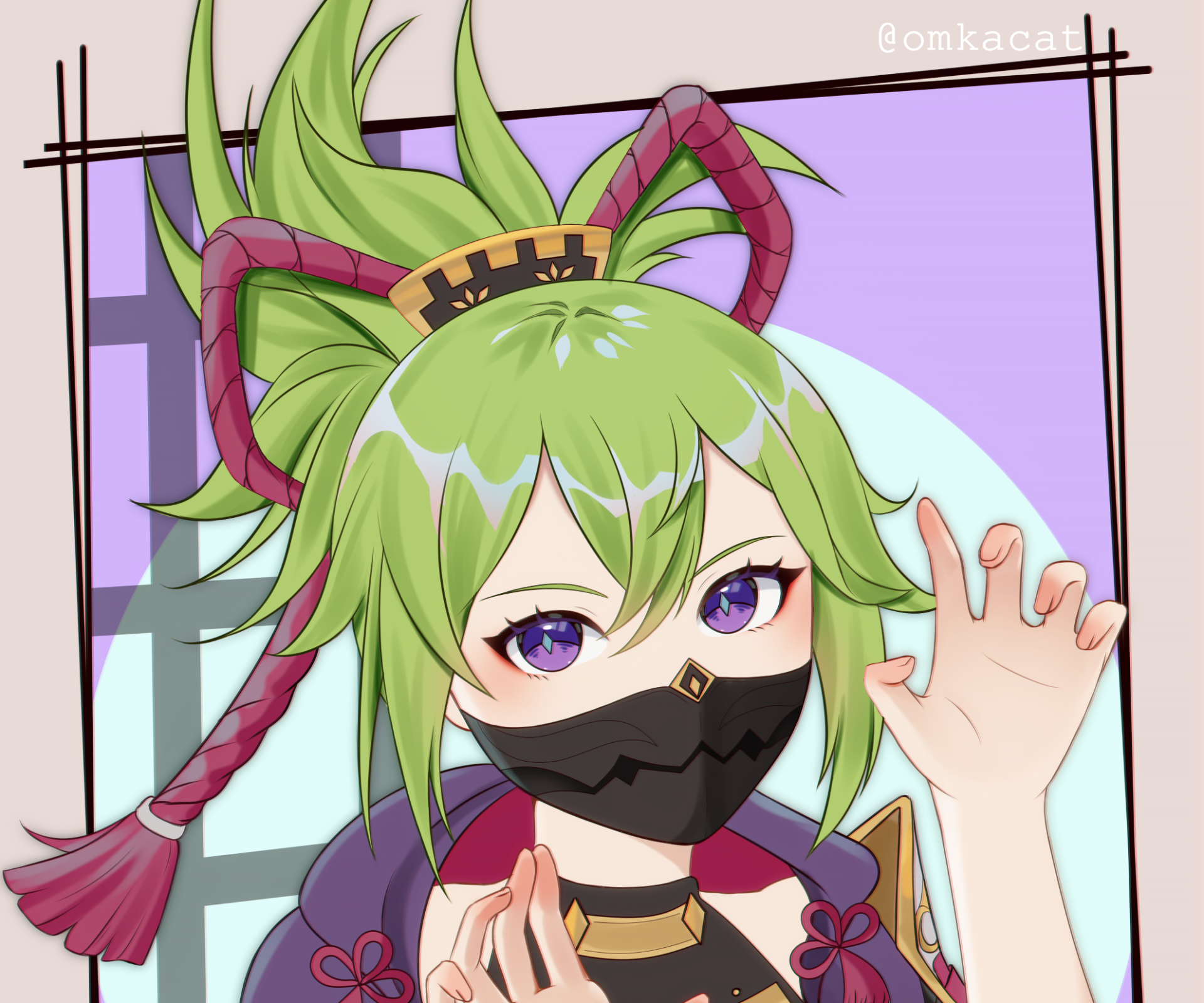 Download Kuki Shinobu Video Game Genshin Impact HD Wallpaper by omkacat