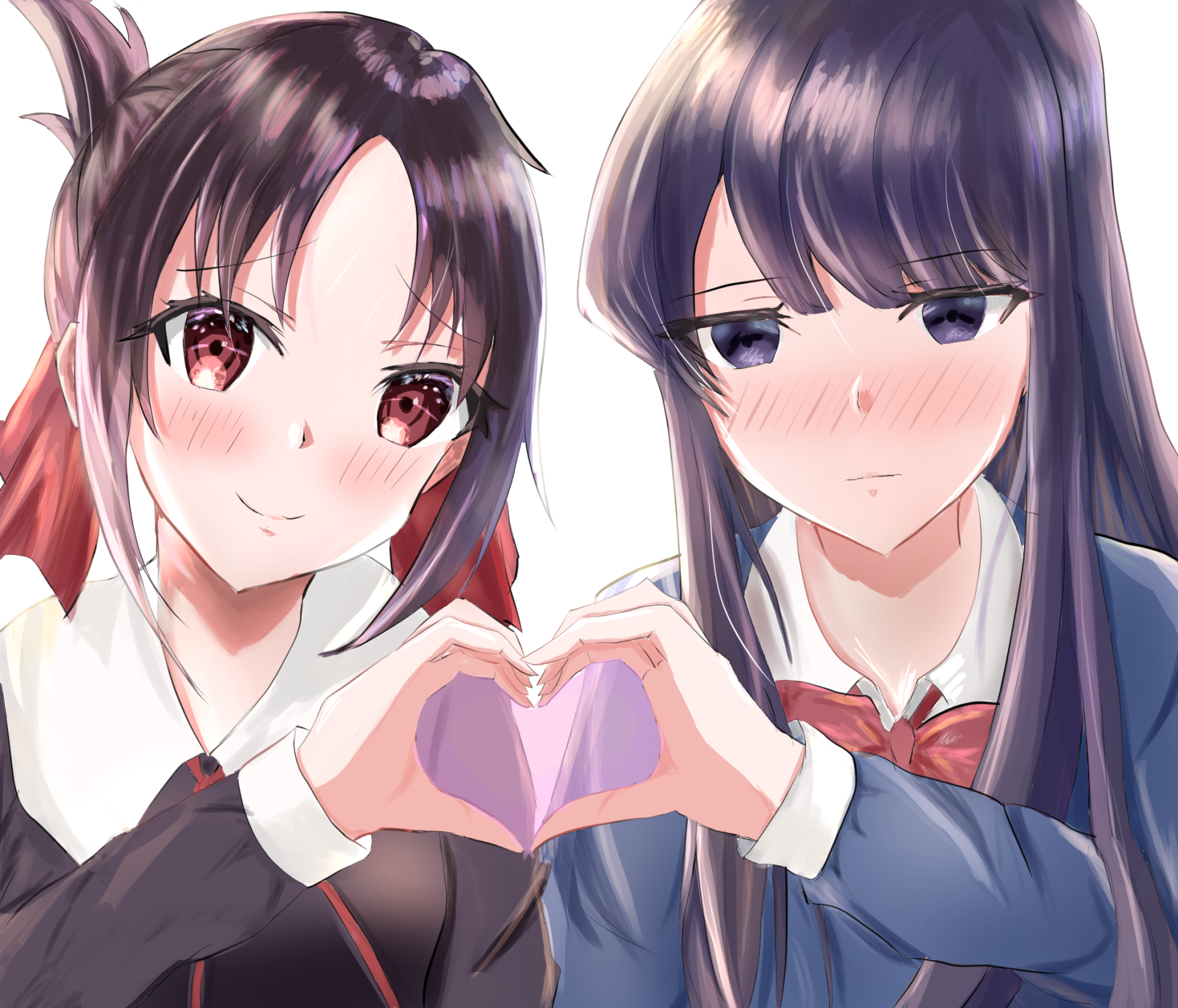 Download Komi Shouko Kaguya Shinomiya Anime Crossover HD Wallpaper by ふぁらお